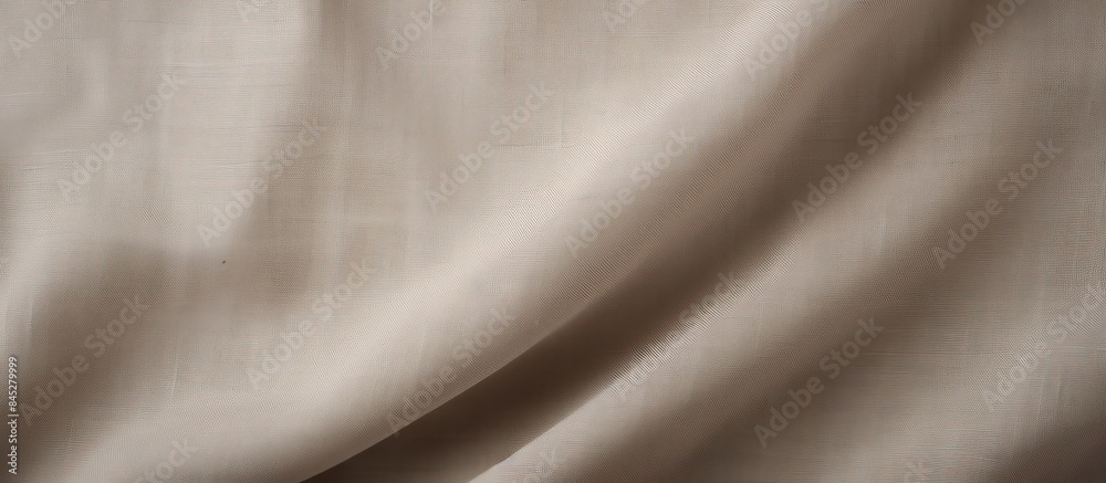 Fototapeta premium A closeup of a linen fabric cloth texture ideal for creative design projects and as a background for aesthetic compositions It provides ample copy space for images