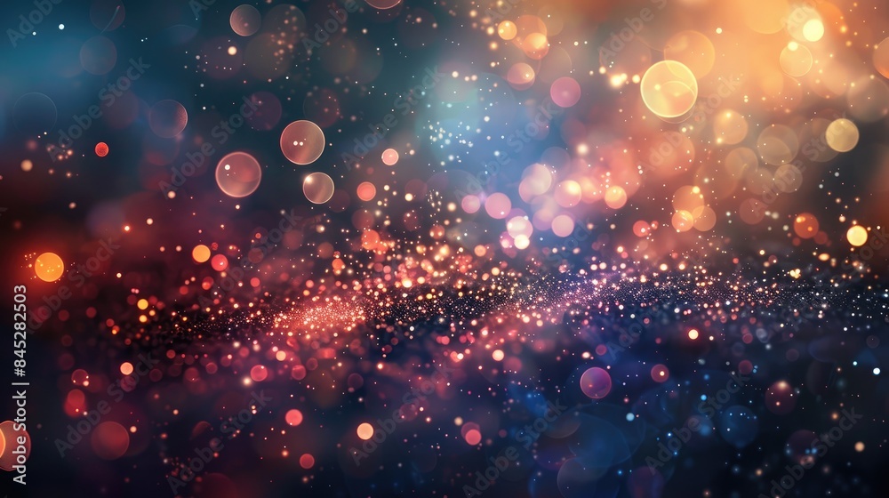 Glittering lights in a blurred background Glittering lights in a blurred background