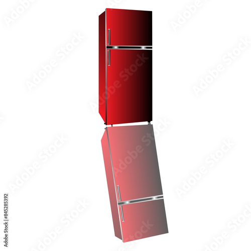 fridge isolated