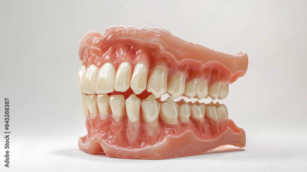 incisor 3D model HDR isolated on white background.