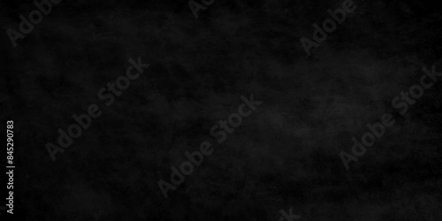 Dark Black background texture, old vintage charcoal black backdrop paper with watercolor. Abstract background with black wall surface, black stucco texture. Black gray satin dark texture.