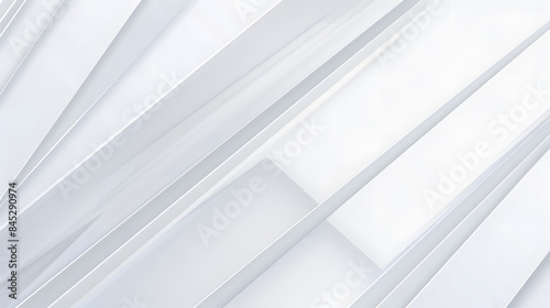 White luxury background with grey shadow diagonal stripes. Light elegant dynamic abstract BG. Trendy geometric neumorphism. Universal minimal 3d sale modern backdrop. Amazing deluxe business template