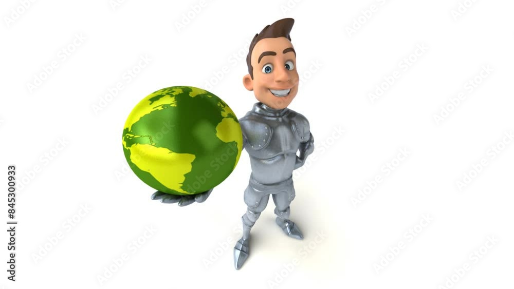 Fun 3D cartoon knight with alpha channel Fun 3D cartoon knight with alpha channel