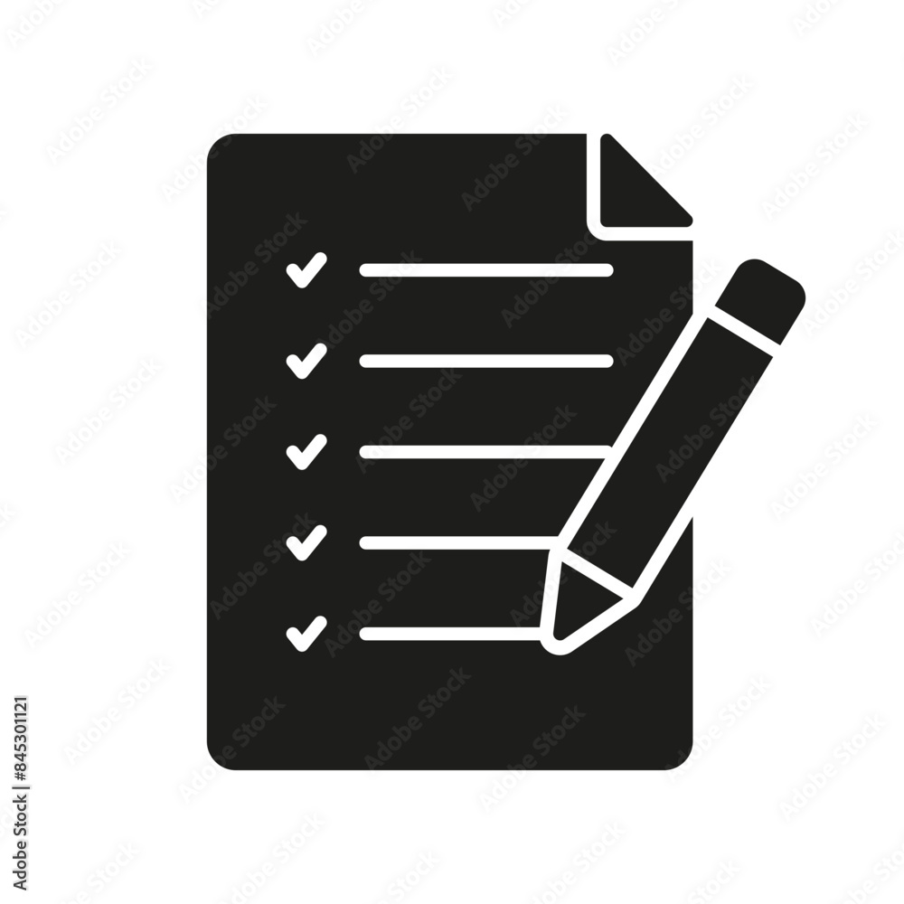 Legal Document Silhouette Icon. Sheet Of Paper With Pen Glyph Pictogram. Business Contract Solid Sign. File Report Symbol. Copywriting Concept. Isolated Vector Illustration Legal Document Silhouette Icon. Sheet Of Paper With Pen Glyph Pictogram. Business Contract Solid Sign. File Report Symbol. Copywriting Concept. Isolated Vector Illustration