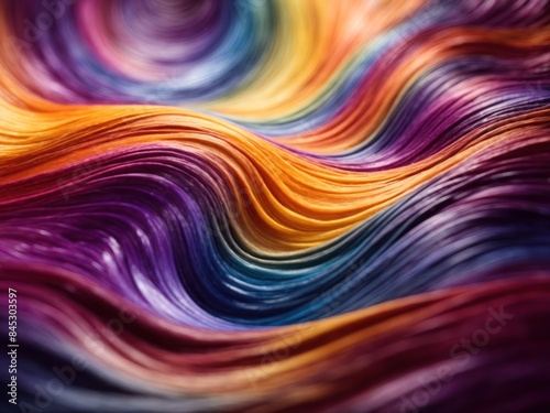Abstract rainbow color illustration Swirling background