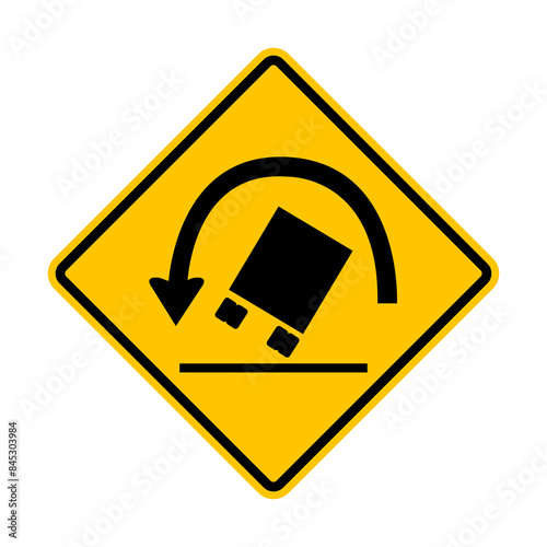 Fotografia Car rollover sign