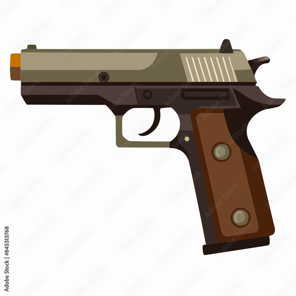 pistol and bullets pistol and bullets