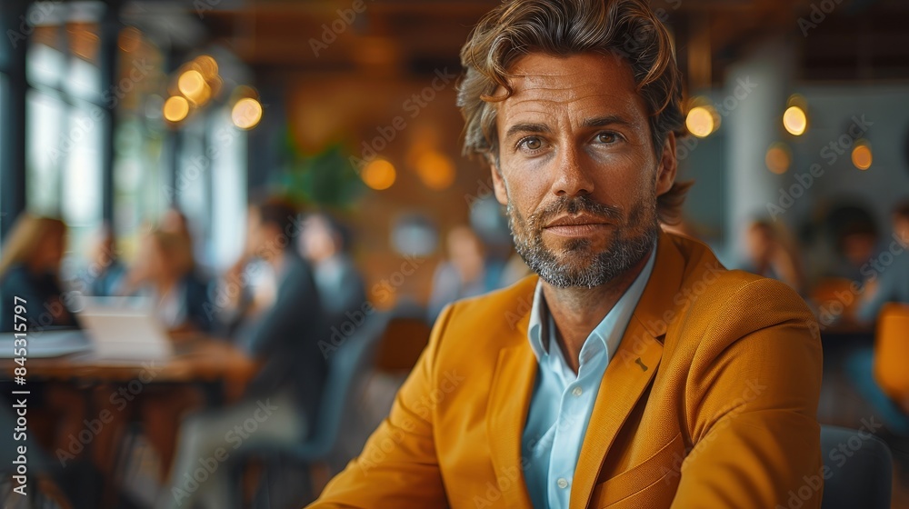 an hr executive giving a presentation in a management meeting, beautiful office locations, super realistic photo, nikon quality an hr executive giving a presentation in a management meeting, beautiful office locations, super realistic photo, nikon quality