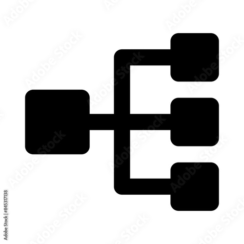 sitemap black icon