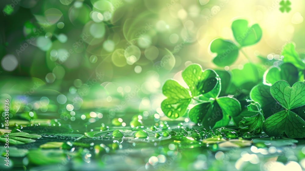 St. Patrick's Day, holiday attributes on a beautiful background, hdr colors, bright picture, space for text, banner St. Patrick's Day, holiday attributes on a beautiful background, hdr colors, bright picture, space for text, banner