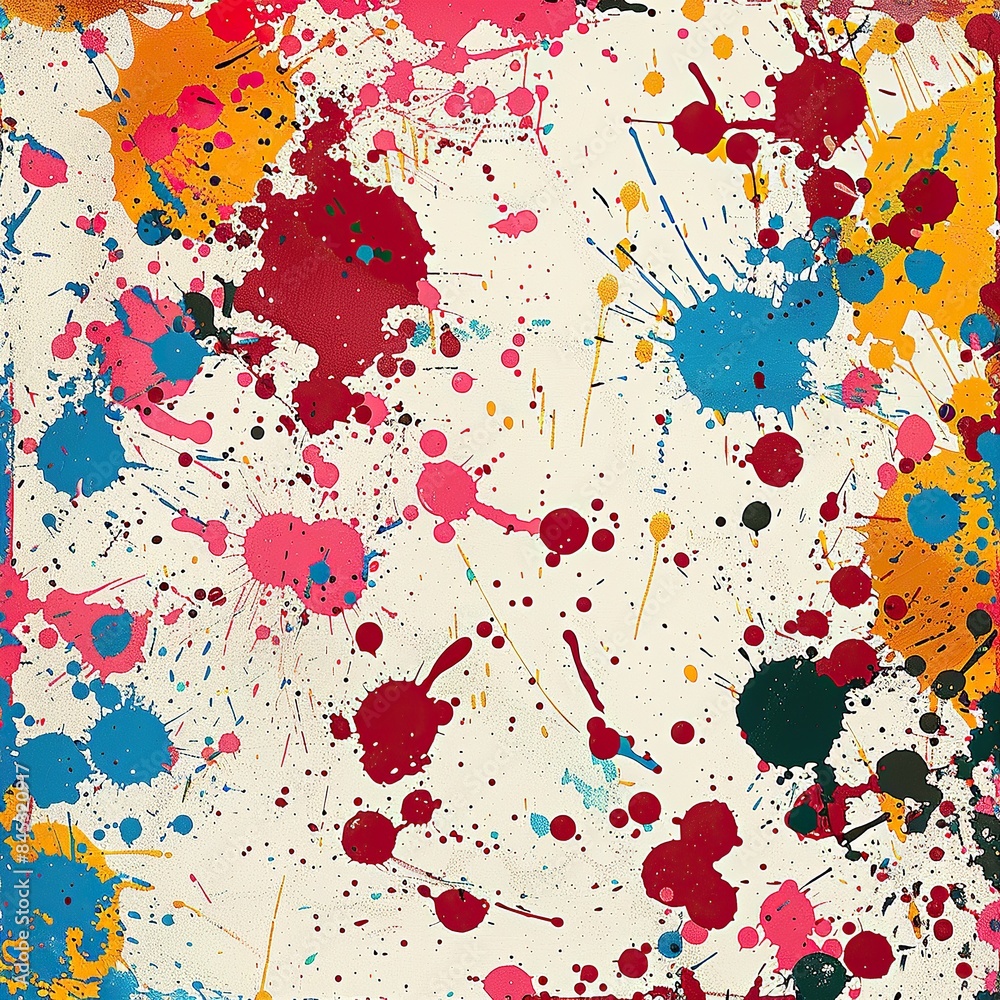 Bright watercolor spots, blots on sheets of paper. Bright watercolor spots, blots on sheets of paper.