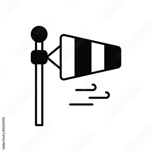 Windsock vector icon