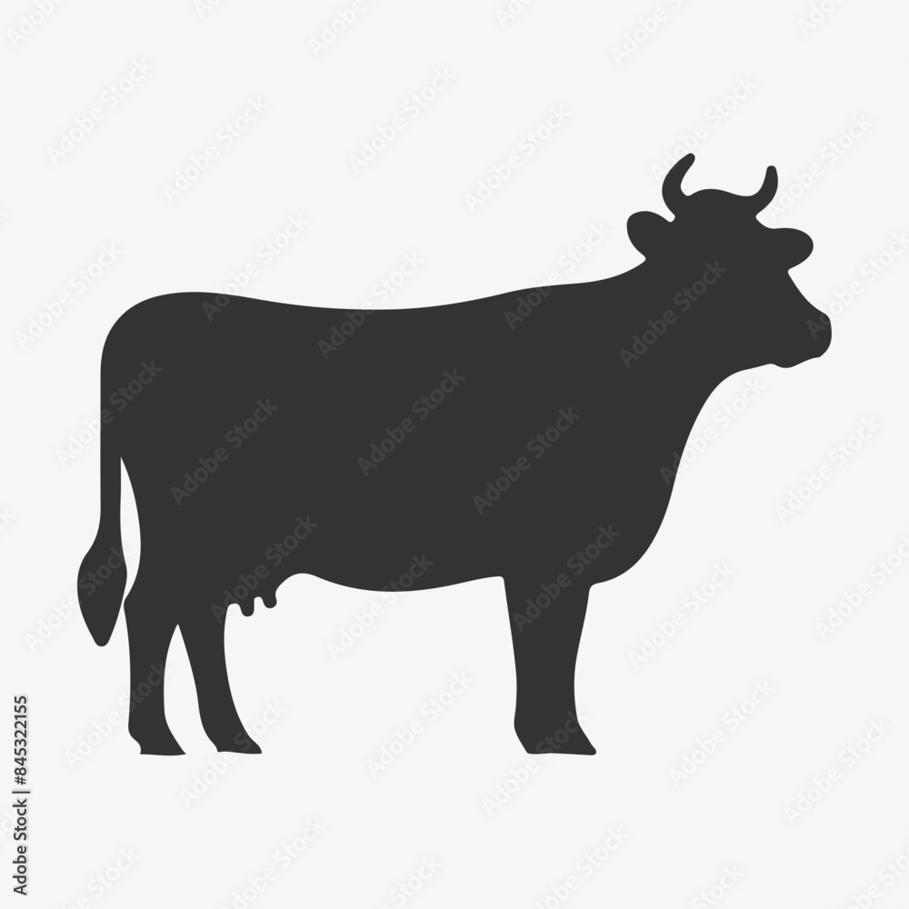 Premium Silhouette Vector Cow Collection, Ideal for Graphic Design and Creative Projects Premium Silhouette Vector Cow Collection, Ideal for Graphic Design and Creative Projects