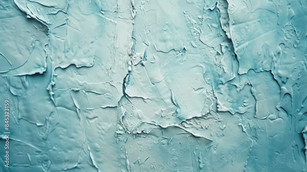 Textured light blue wall surface Textured light blue wall surface