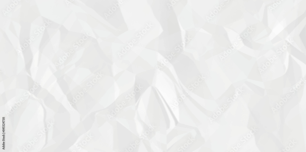 Obraz premium White crumpled paper texture. White wrinkled paper texture. White paper texture. White crumpled and top view textures can be used for background of text or any contents.