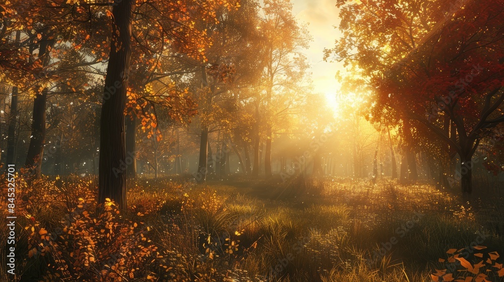 Lovely fall mornings in the woods Lovely fall mornings in the woods