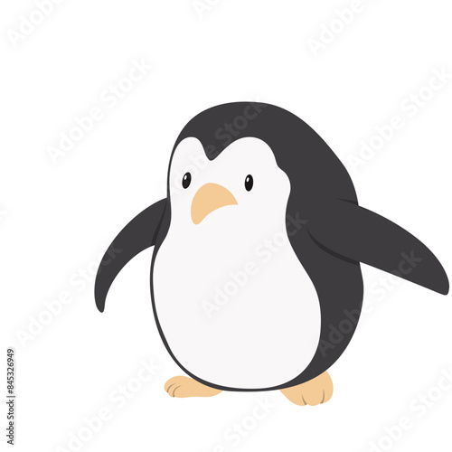 cute penguin illustration