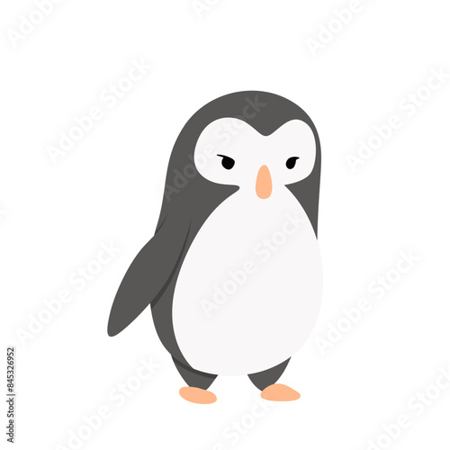 cute penguin illustration