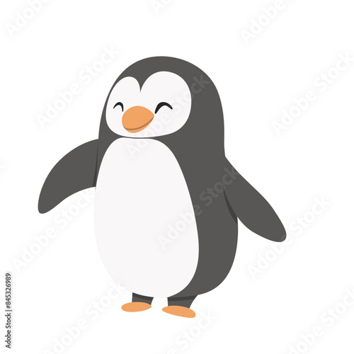 cute penguin illustration