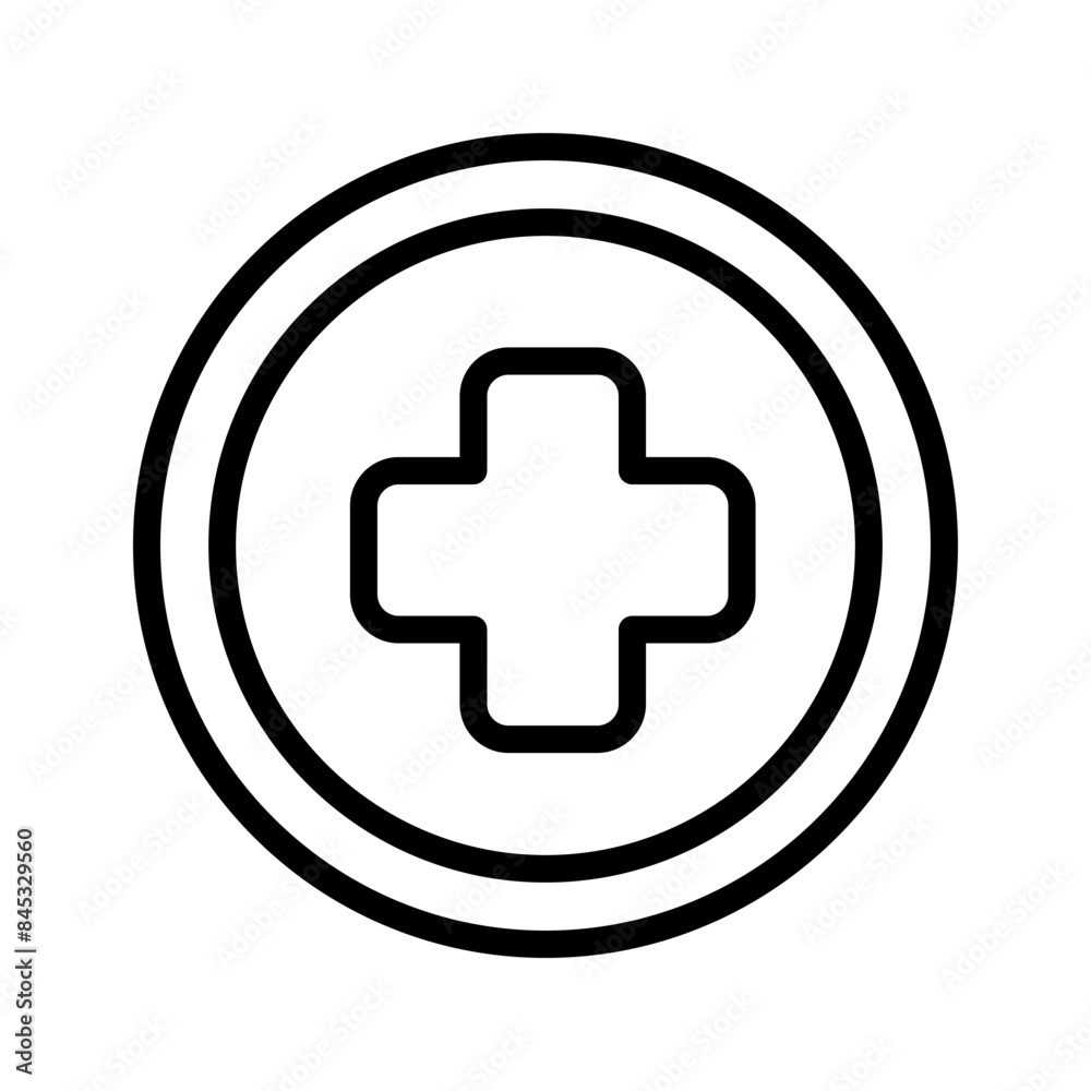 health icon line vector design illustration in trendy style