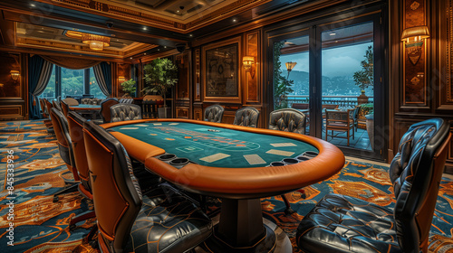 blackjack table in casino