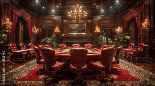 blackjack table in casino