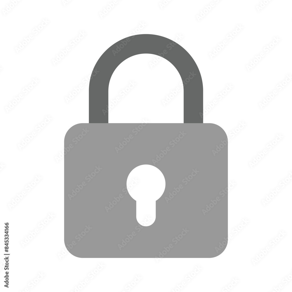 Lock vector design in modern style, creative icon of padlock Lock vector design in modern style, creative icon of padlock