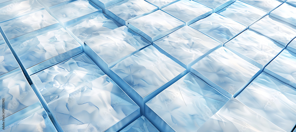 Modern Elegance: Grey and Sky Blue Square Shapes Creating a Stylish Background Wallpaper Modern Elegance: Grey and Sky Blue Square Shapes Creating a Stylish Background Wallpaper