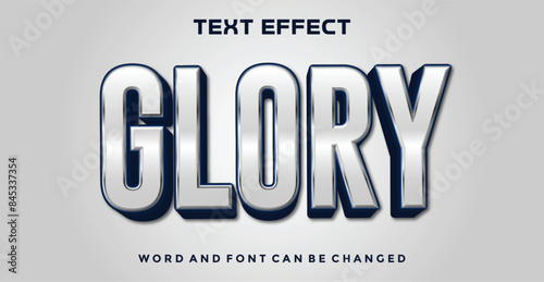 Glory editable text effect