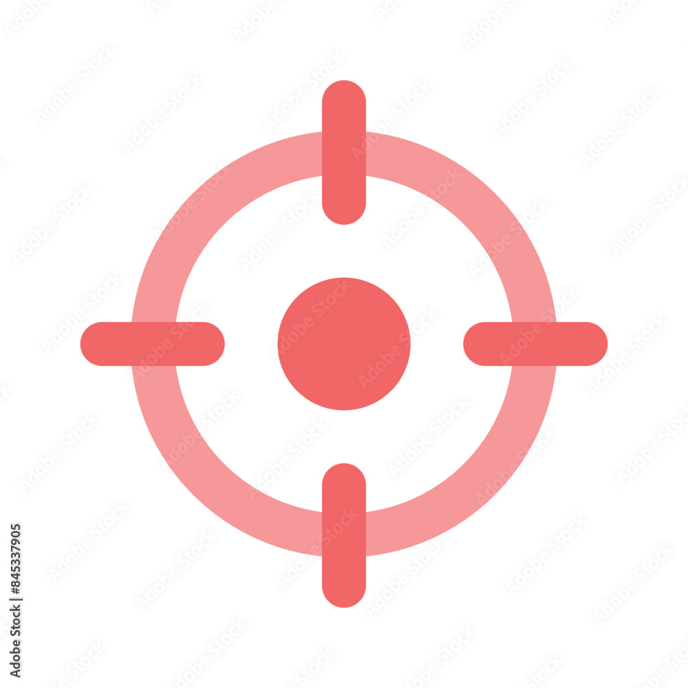 Trendy icon of fucus, target vector design in editale style Trendy icon of fucus, target vector design in editale style
