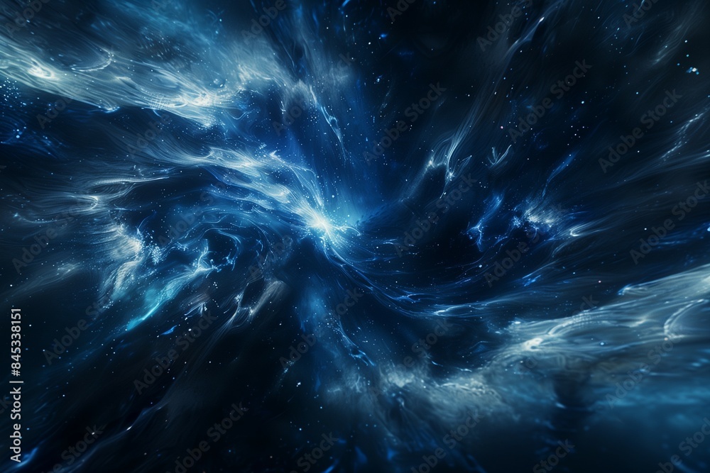 A captivating image of a blue swirling cosmic vortex, showcasing the mysterious and beautiful aspects of deep space. A captivating image of a blue swirling cosmic vortex, showcasing the mysterious and beautiful aspects of deep space.