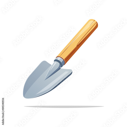Garden trowel vector isolated on white background.