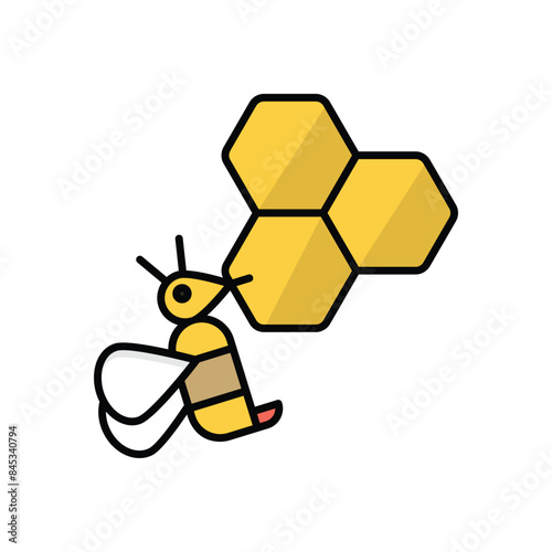 Bee vector icon