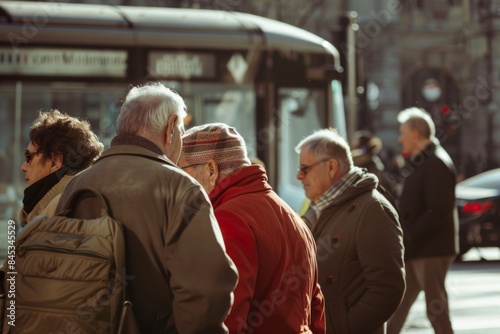 Old people on the streets of Vienna. © Iigo