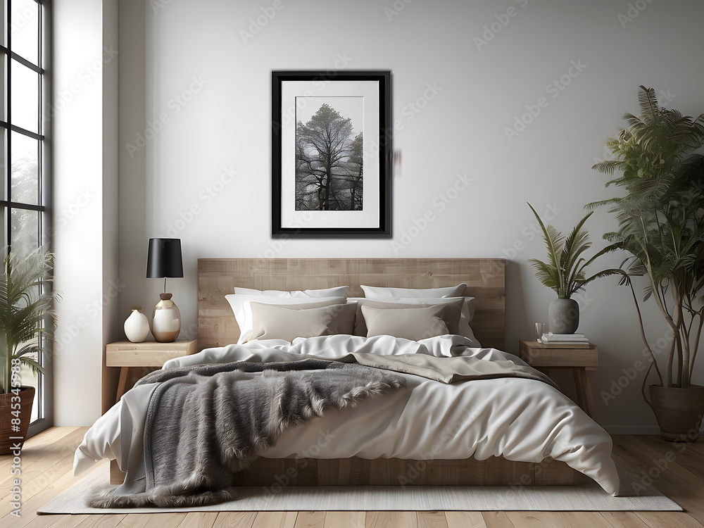interior bedroom, empty picture frame, isolated white, empty photo frame, wall, minimal home decor, modern home designs, luxury home apartment design interior bedroom, empty picture frame, isolated white, empty photo frame, wall, minimal home decor, modern home designs, luxury home apartment design