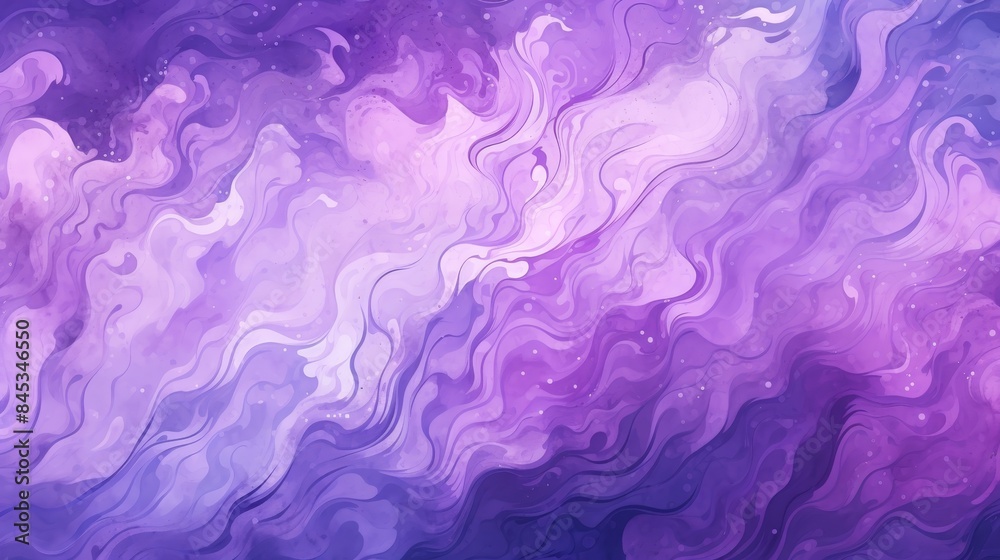Vibrant purple paint background with fluid grunge texture for artistic creations