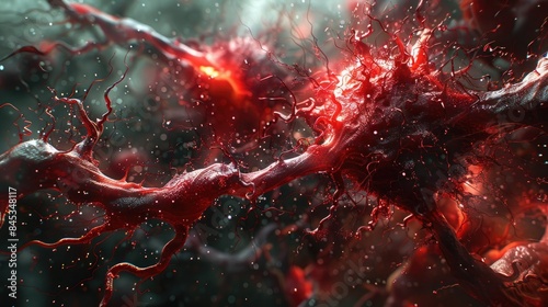 Cancer Cell Angiogenesis: Formation of New Blood Vessels to Supply the Tumor photo