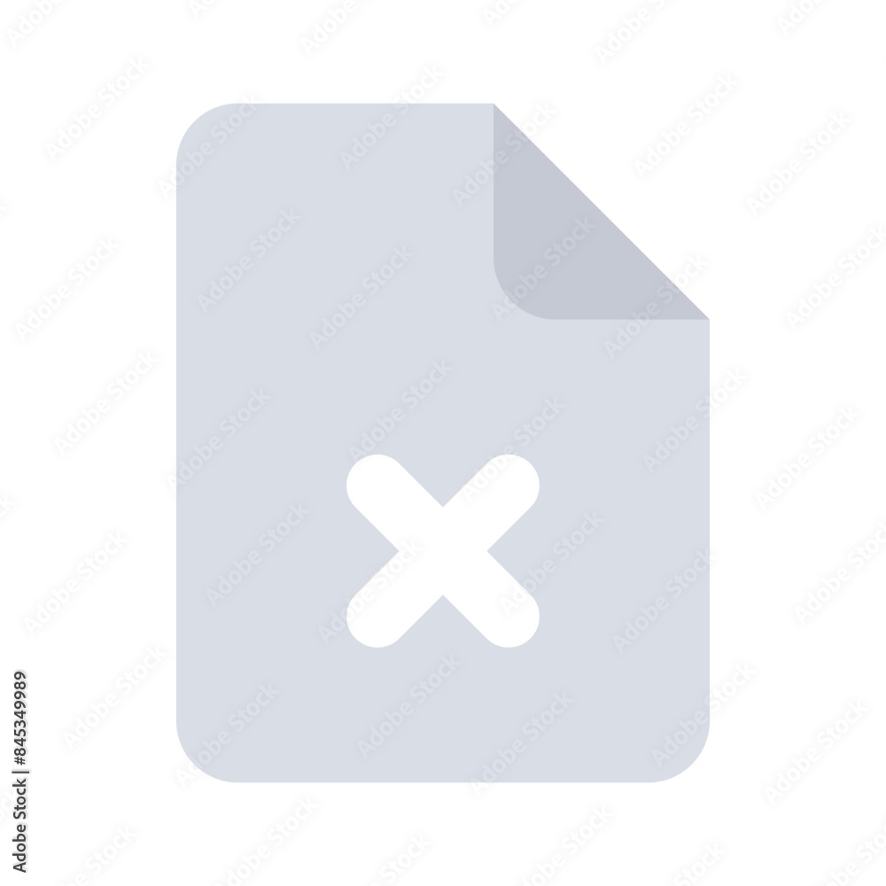 Fototapeta premium Remove page icon design in modern and unique style