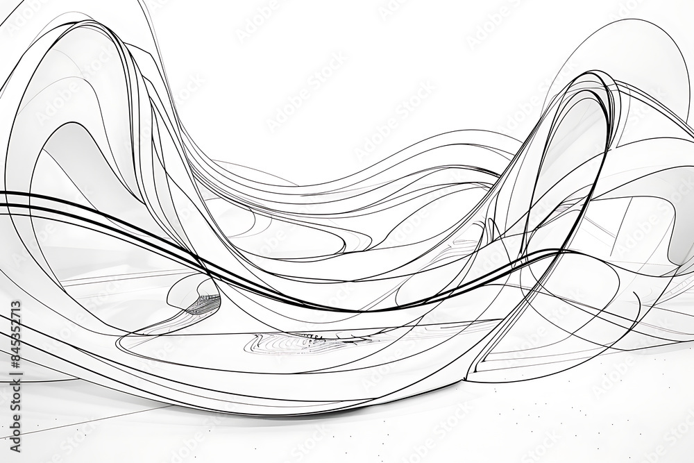Abstract background featuring black lines, creating a minimalist, elegant, and modern visual effect.
Abstract background featuring black lines, creating a minimalist, elegant, and modern visual effect.