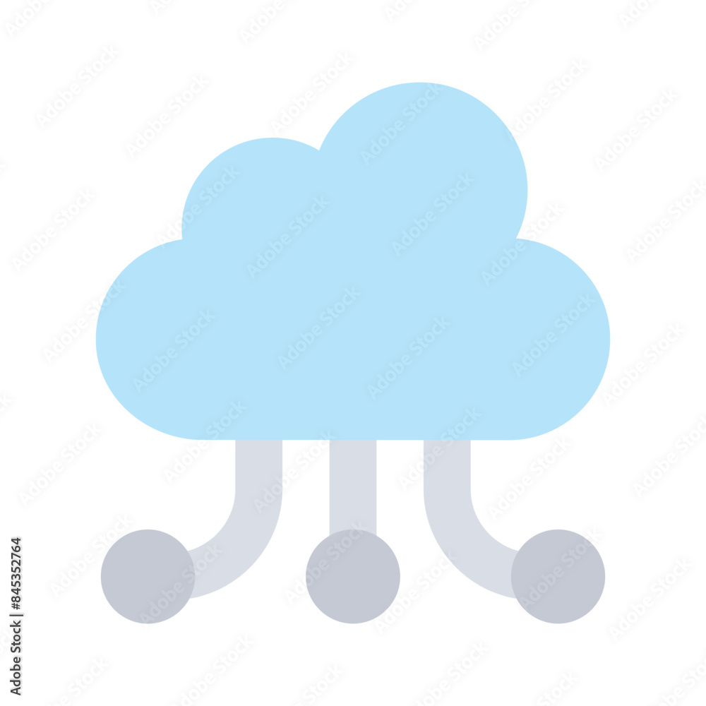 Get this creative icon of cloud network in trendy style Get this creative icon of cloud network in trendy style