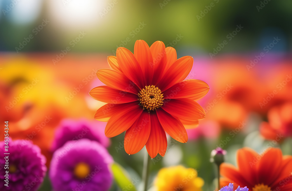 Vibrant Blooms: A Bokeh Flower with Colors that Pop Vibrant Blooms: A Bokeh Flower with Colors that Pop