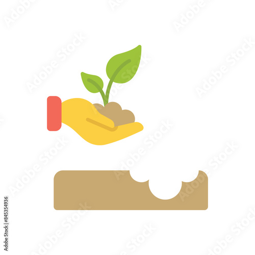 Replant vector icon
