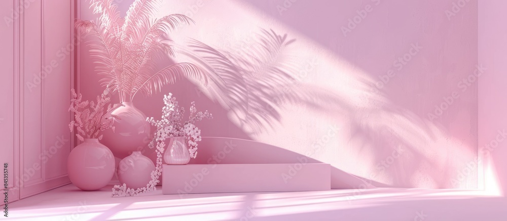 Abstract Pink Composition Mock-up for Presentation and Branding Abstract Pink Composition Mock-up for Presentation and Branding
