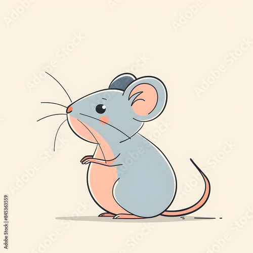 a cartoon of rat.