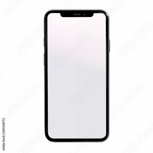 Smartphone isolated on white
