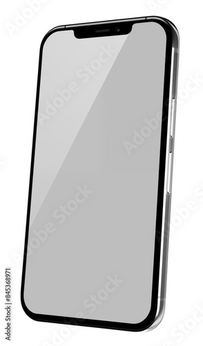 Smartphone isolated on white