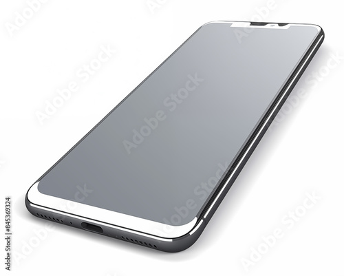 Smartphone isolated on white