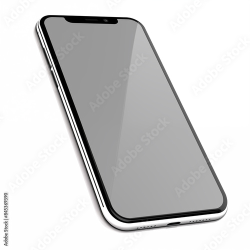 Smartphone isolated on white