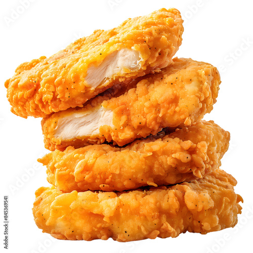 Chicken nuggets, PNG image, no background