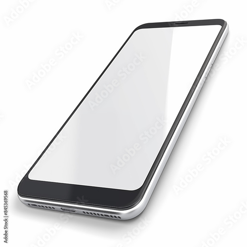 Smartphone isolated on white